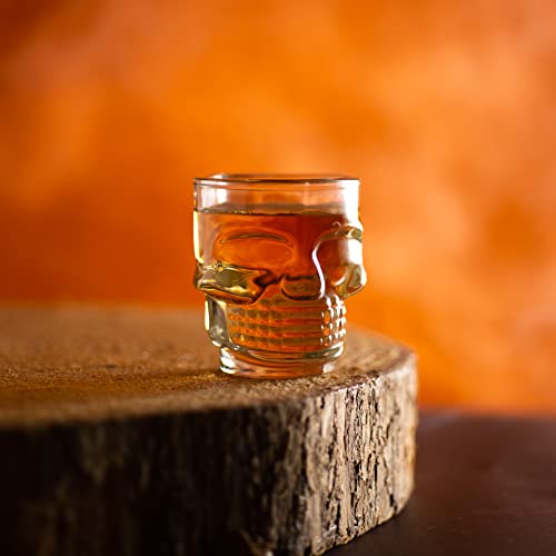 Geral COPO P/SHOT DE VIDRO CAVEIRA ROCK STYLE 50ml