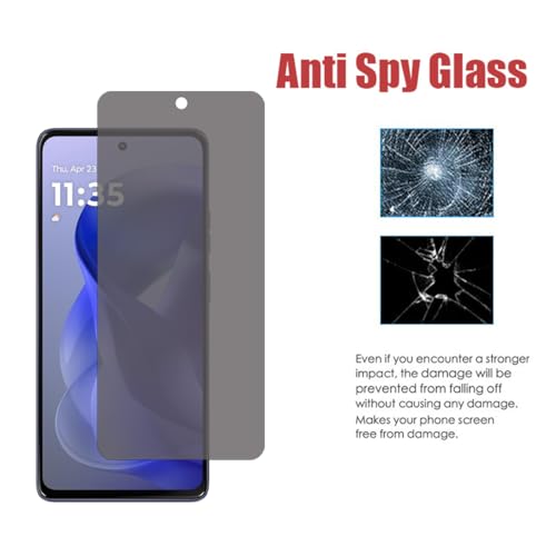 Image of Privacy Screen Protector for Motorola G Power 5G 2025, 2-pack Anti-spy Anti-Scratch Tempered Glass Film for Motorola Moto G Power 5G 2025