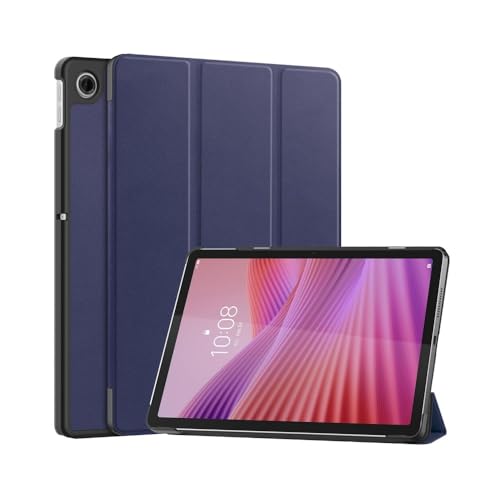 Lenovo Tab K10�i2nd Gen�jZAEK0002JP/ZAEL0018JP �p�̕ی�P�[�X �X�^���h�@�\ �O�� �ϏՌ� �}�O�l�b�g�J�� (�l�C�r�[)