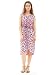 Avanti Bottega Women's Casual Sleeveless Knee Length Midi Dress