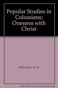 Hardcover Popular Studies in Colossians; Oneness with Christ Book