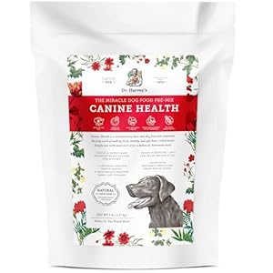 Dr. Harvey’s Canine Health Miracle Dog Food, Human Grade Dehydrated Base Mix for Dogs with Organic Whole Grains and Vegetables (5 Pounds)