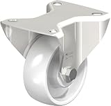 blickle richtungsfeststeller Edelstahl feststehende Rollen mit Abdeckplatten Fitting