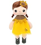 HWD 13'' Soft Stuffed Girls Dolls, Kawaii Plush Toys Gifts for Kids, Toddler, Birthday, Valentines,