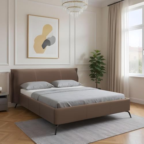 Image of Wakefit Celestra Queen Size Without Storage Upholstered Bed