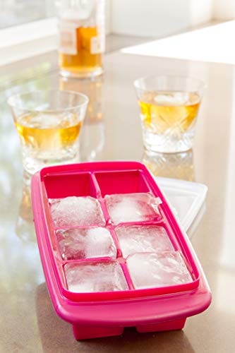Msc International 29105 Joie Extra Large Ice Cube Tray, Covered And Stackable, No-Spill Removable Lid, Colors May Vary,One Size #TOP4