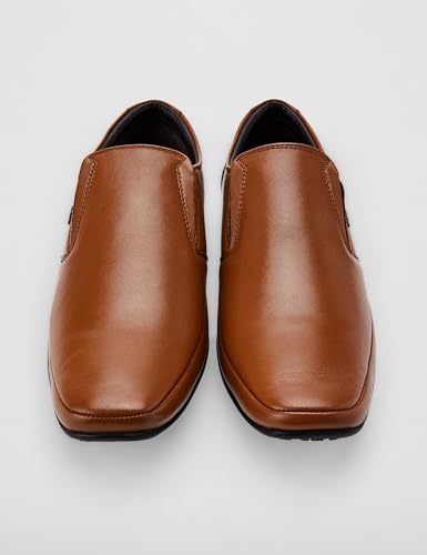 Image of Lee Cooper LC9254B1R Men's Lightweight Leather Shoes | Comfortable, Stylish Slip-On Formal Footwear for Office, Business