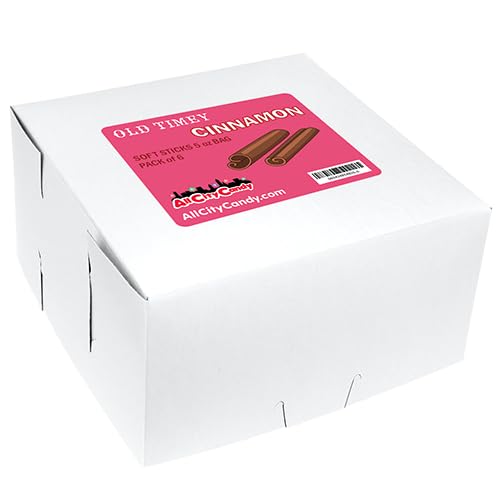 All City Candy Gilliam Olde Timey Soft Sticks, Cinnamon Flavor, 5 oz. Bags, Pack of 6