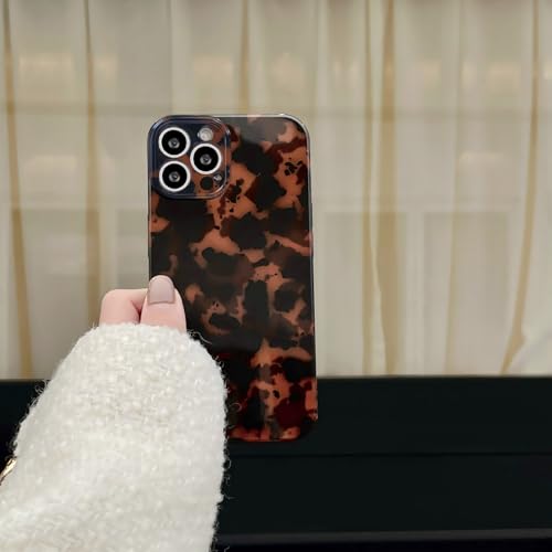 Case Compatible with iPhone 14 Pro Max, Tortoise Shell Amber Brown Leopard Print | Retro Chic Stylish Classic Cute Protective Cover,6.7inch by Reezaddin - Image 3