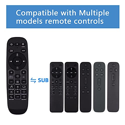 Replacement Remote Control Fit For Jbl 5.1 Soundbar Jbl 3.1 Soundbar Jbl 2.1 Soundbar Jbl 9.1 Soundbar Jbl 2.0 Soundbar Jbl Jbl2Gbar51Imblkam Bar 5.1 Surround Sound Bar System With Battery #TOP1