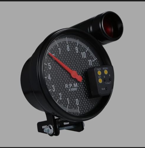 Image of AUTO MT Tiger RPM Meter, Speedometer Tacho Gauge (Carbon Fibre)