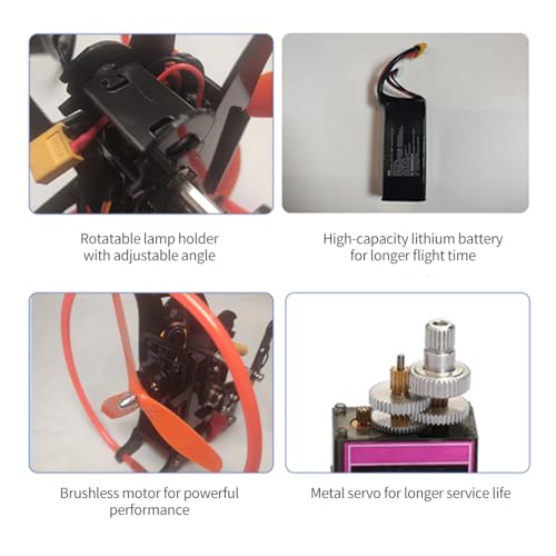 Modelo de parapente eléctrico RC de 2.4 G con tela de nailon plegable portátil de 1.5 m de envergadura, 30 minutos de tiempo de vuelo, regalo para entusiastas del aire libre/principiantes de RC (RTF - imagen 2