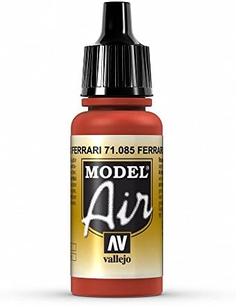Vallejo Model Air 17 ml Acrylic Paint - Fluorescent Red