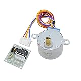 Pangyoo PYouo-DC Motor 1 Satz 2 8BYJ-48 DC Gangschrittmotor + ULN2003. Treiberplatine, 4 Phase 5V 12V, Smart Electronics Motor. (Shaft Diameter : 12V Set)