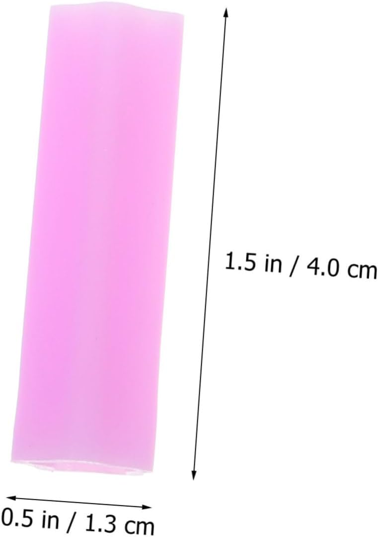 Mikinona 4pcs Nipper Cap Protective Cover for Nail Cuticle Scissors Sleeve for Manicure Pedicure Tools Pink Rose Red