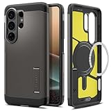 Spigen 【創業19年の技術力】 Galaxy S26 Ultra ケース MagSafe対応 米軍MIL規格 耐衝撃 タフ・アーマー・マグフィット (ガンメタル) ACS11034