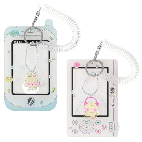 Mabor 2Pcs Cartoon Photo Card Holder, Photocard Holder Keychain