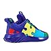 Kids Autism Awareness Running Shoes Boys Girls Fashion Walking Tennis Sneakers Jigsaw Puzzle Blue Little Kid 13