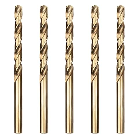 Meccion 5pcs Cobalt Twist Drill Bits Cover