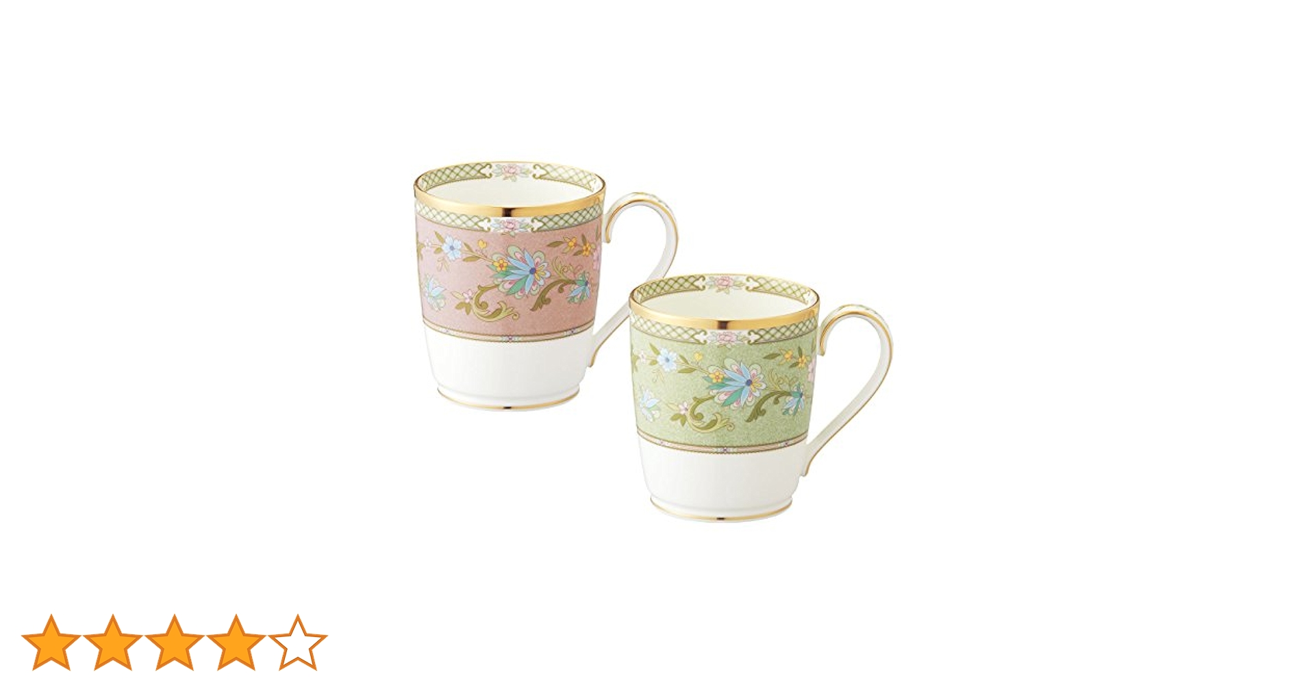ノリタケ　ヨシノ　マグカップペア ヨシノ マグカップペア(グリーン・ピンク) | ノリタケ食器公式