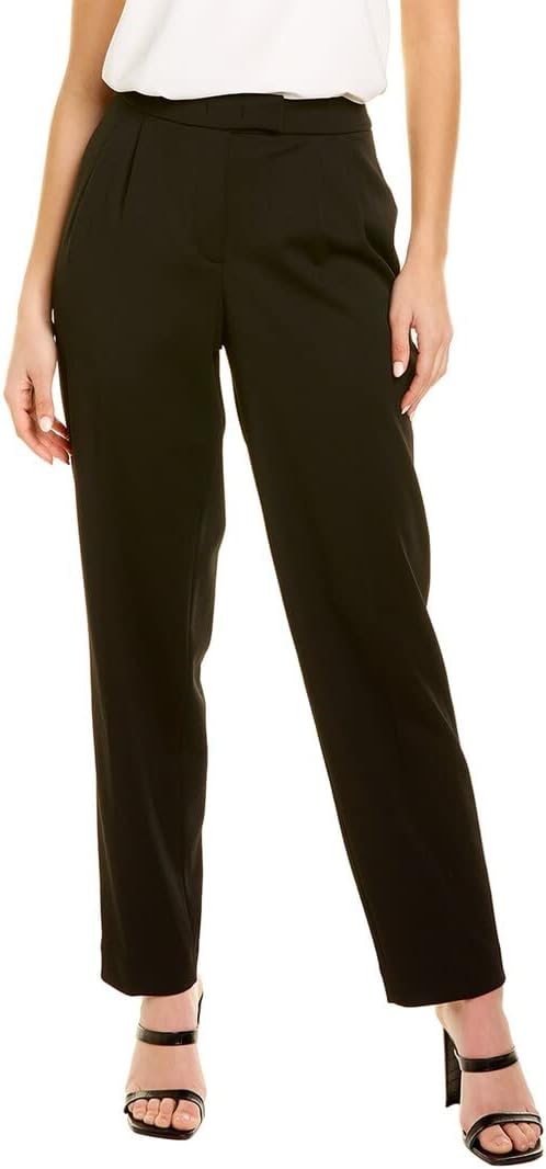 Twill Ridge High Rise Pleated Pant- Clearance Anne Black / 6