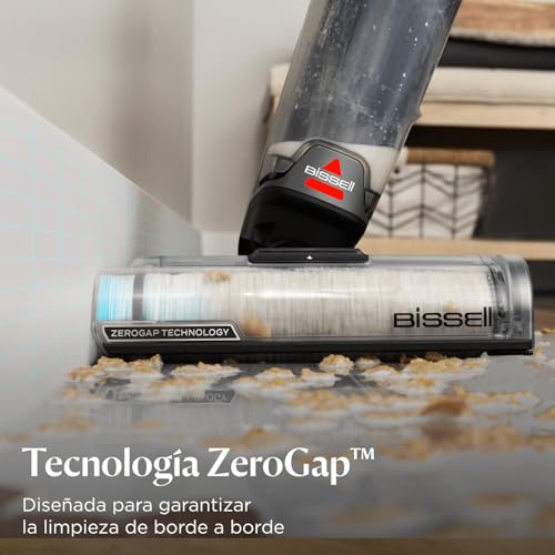 Miniatura 4 de Bissell CrossWave OmniForce Edge, Aspiradora de Mano Sin Cable, Aspirado y Mopa al Mismo Tiempo o Solo Modo Aspirado, Escoba Vertical Potente, Tecnología ZeroGap, 240m² Limpieza Multisuperficie, 4017N