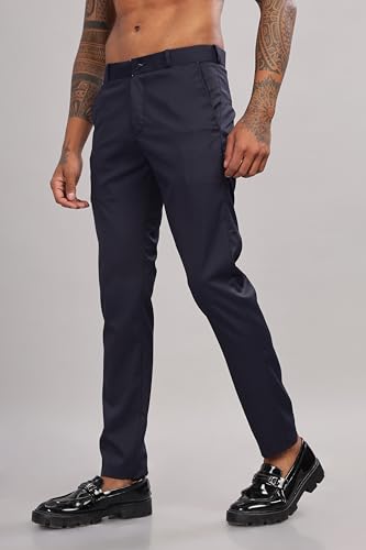 Image of RAGZO Premium Elastic Formal Pants for Men || Formal Trousers for Men Office Wear || Formal Trousers for Men Stretchable