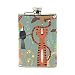 Jeansame personalizzata fiaschetta mini fiaschetta drink thermos in acciaio INOX, 226,8 gram per donne uomini carino autunno animali della foresta