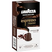 Lavazza, Espresso Gourmet Chocolate, 10 Cápsulas de Aluminio