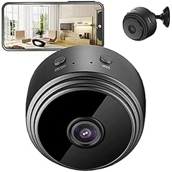Camaras Inteligentes De Seguridad Cámara de Seguridad Interior, 1080P HD Mini Cámara WiFi Monitor de Bebé con Disparo Nocturno Infrarrojo, Y Gran Angular de 150°, Tamaño Compacto, Cámara de Seguridad Inteligente P