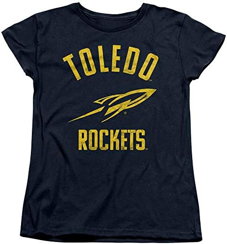 University of Toledo Official One Color Rockets Logo Women's T Shirt