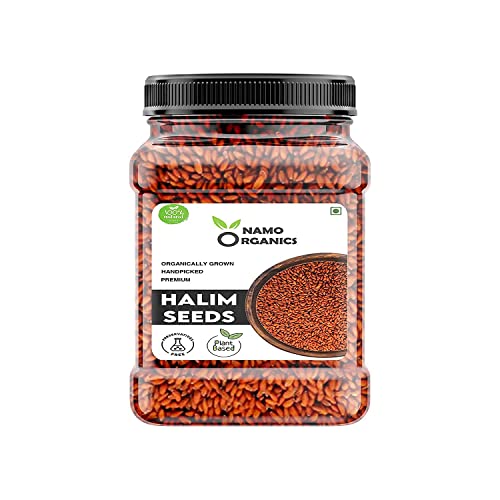 Verem Namo Organics 350 Gm Halim Seeds (Aliv Seeds) - Protein Rich & Hair Growth - Sourced 100% Raw from Organic Farms - by Namo Organics