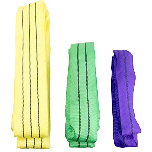 Foto von Hebeschlinge Rundschlinge Schlupf Hebeband 1t 2t 3t 4t 5t Schlinge 1m 2m 3m 4m 5m 6m (1000 kg / 1m Umfang)