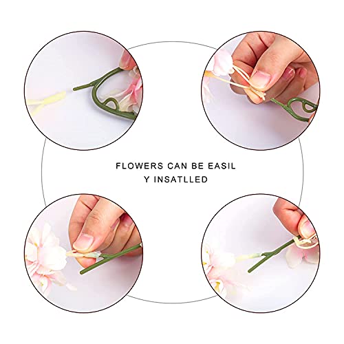 Sggvecsy Cherry Blossom Garland Artificial Cherry Flower Vines 2 Pack Hanging Silk Flowers Garland For Home Wedding Garden Party Arch Office Decor (Pink) #TOP5