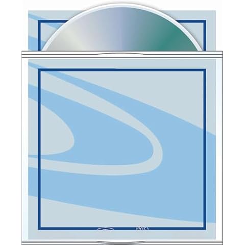 Univenture Vinyl Archival CD/DVD Sleeve with Safety-Sleeve - Pack of 50 Sleeves Cover