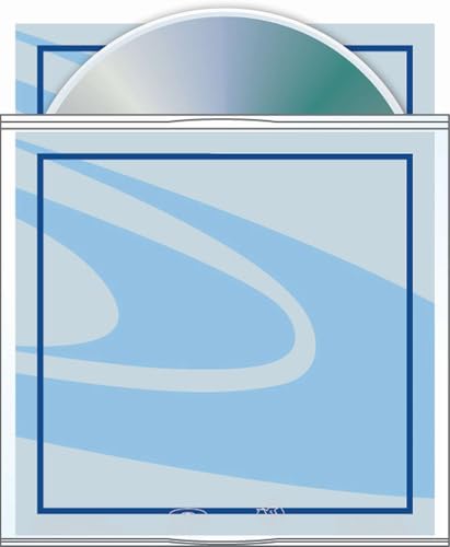 Univenture Vinyl Archival CD/DVD Sleeve with Safety-Sleeve - Box of 500 Sleeves