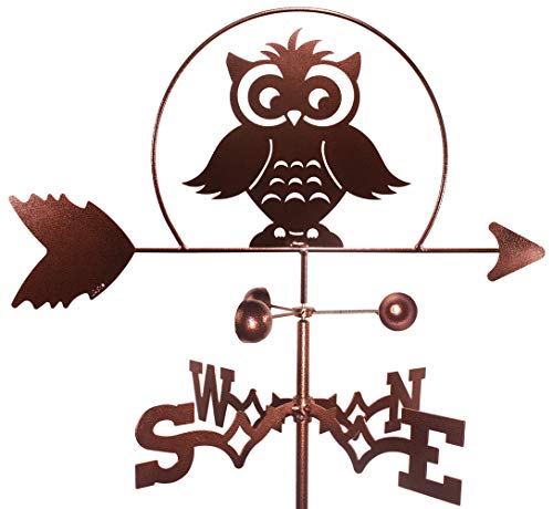 Swen Products Hand Made Teachers Owl Flat Post Mount Weathervane ~New~ #TOP6