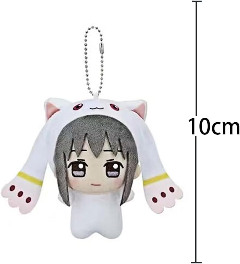 Anime Pillow Kaname Madoka/Mami Tomoe/Akemi Homura Figures Soft Stuffed Throw Pendents Figurine Cute Bags Charm Keychain 10cm