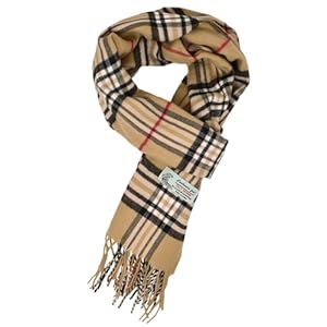 Glory Max Unisex Classic Tartan Plaid Winter Scarf Soft Cashmere Feel 72″x12″