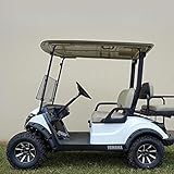 Huskey 4PCS Golf Cart Fender Flares with Self-Taping Screws Compatible with Yamaha G29,Drive 2007-2016 G&E Models,Made of Impact-Resistant ABS plastic for Lifted Golf Cart W/Offroad Tires