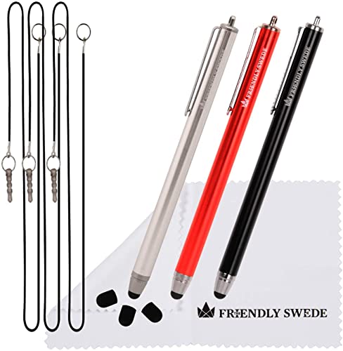 The Friendly Swede Stylus Pen for Touchscreen — 3-Pack 5.5