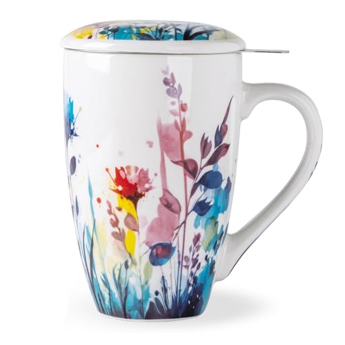 Tea Cup With Infuser and Lid