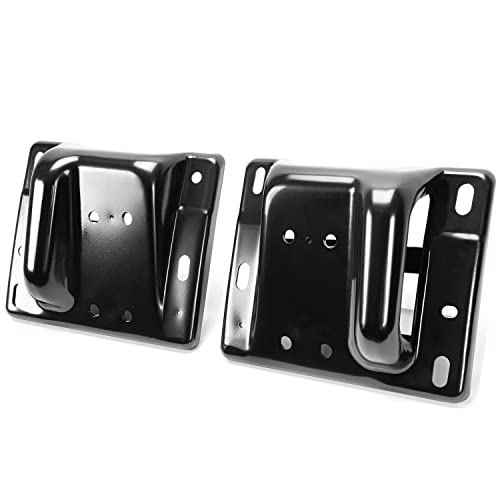 ALMULOO Front Pair Bumper Mounting Brackets Compatible with 2002-2018 Dodge Ram 2500 3500 For models W/O Tow Hook&W/O Sport Edition Left&Right Replace for CH1042107 CH1043107 68196251AA 68196250AA by ALMULOO - Used condition - US$33.39