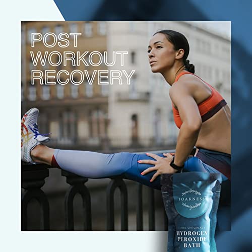 Hydrogen Peroxide Bath Epsom Salts For Soaking For Pain - Dead Sea Salt, Clay, Eucalyptus, Colloidal Oatmeal Bath, Energize And Detox Bath (1) Pack #TOP6