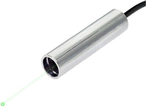 Green Circle Dot Laser Module - VLM-520-60 LPO, Class 1 Eye Safe, Working Voltage 3-6V, High Precision Industrial Laser Module for Close Range Applications Green Dot, less than 0.39mW Class 1