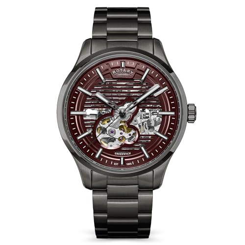 Montre squelette automatique étanche 100m acier inoxydable homme
