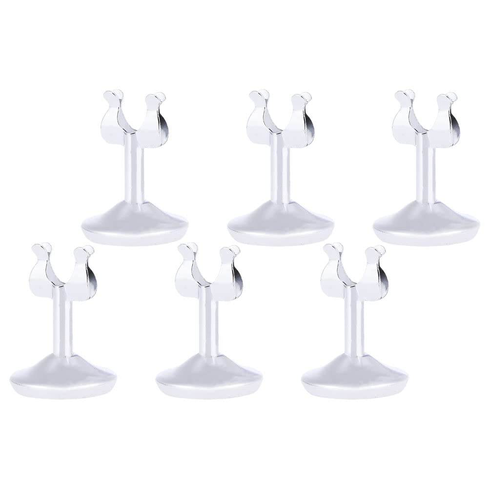 Porte-cartes en Acier Inoxydable en U 6 Pièces pour Table, Photo