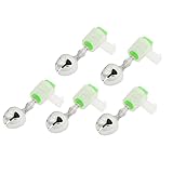 Peso: 25 g 5 piezas de plástico verde Clip Monte Caña de pescar Tip campanas de alarma