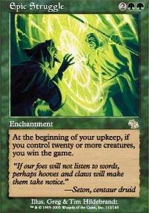 Epic Struggle from Judgment (2002). What an incredible card title