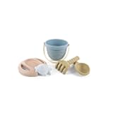 Dantoy Organic Toy Bucket Set Beach Set 5 Pieces Sustainable Multi-Coloured